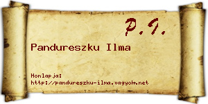 Pandureszku Ilma névjegykártya